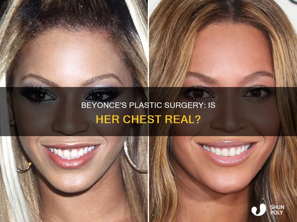does beyonce wear a plastic chest