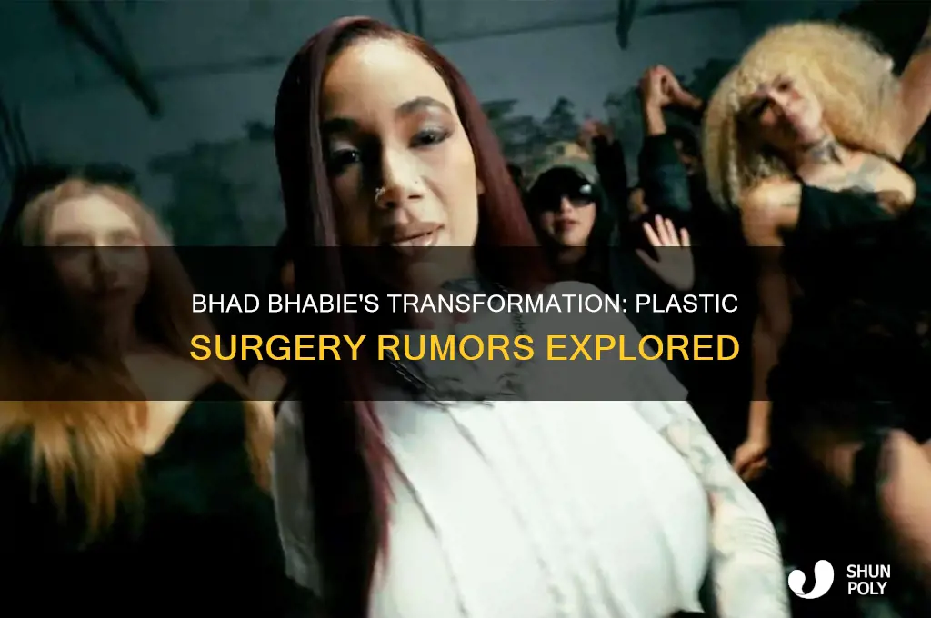 does bhad bhabie have plastic surgery