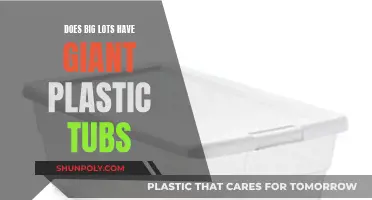 Big Lots' Giant Plastic Tubs: What You Need to Know