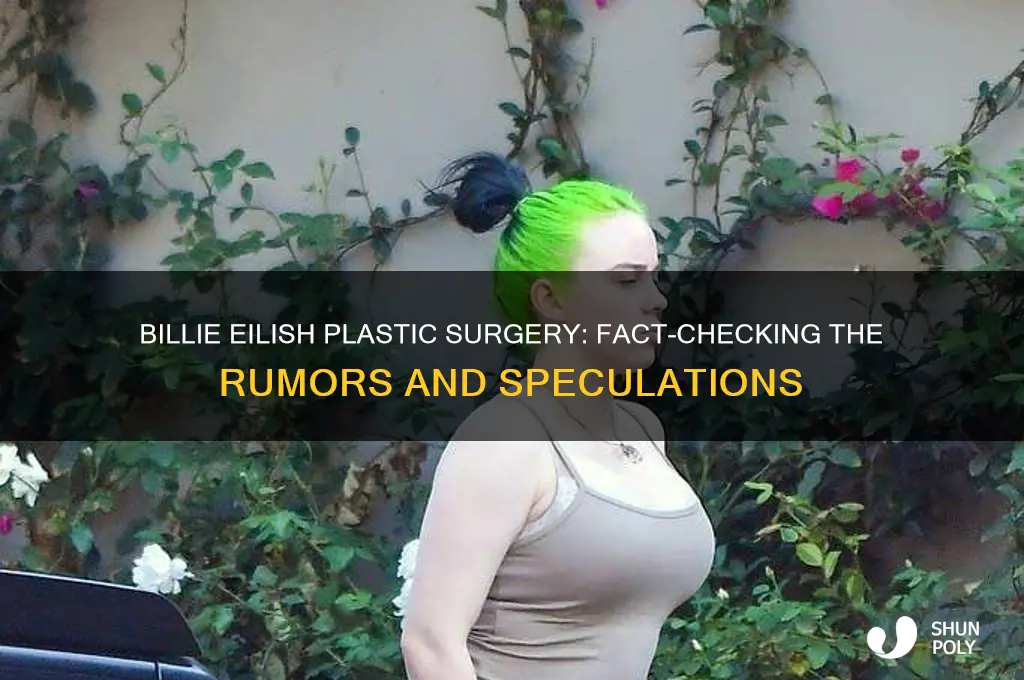 does billie eilish have plastic surgery