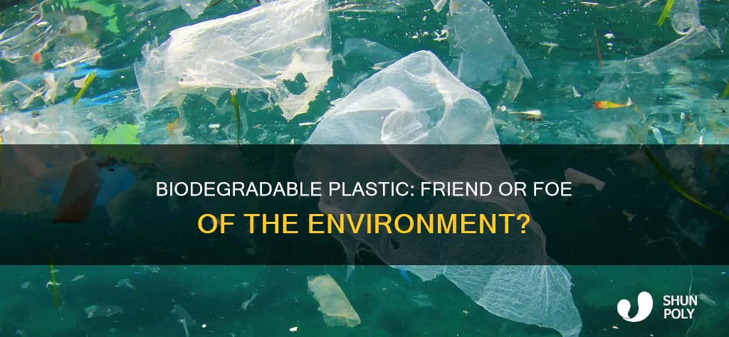 does biodegradable plastic harm the environment