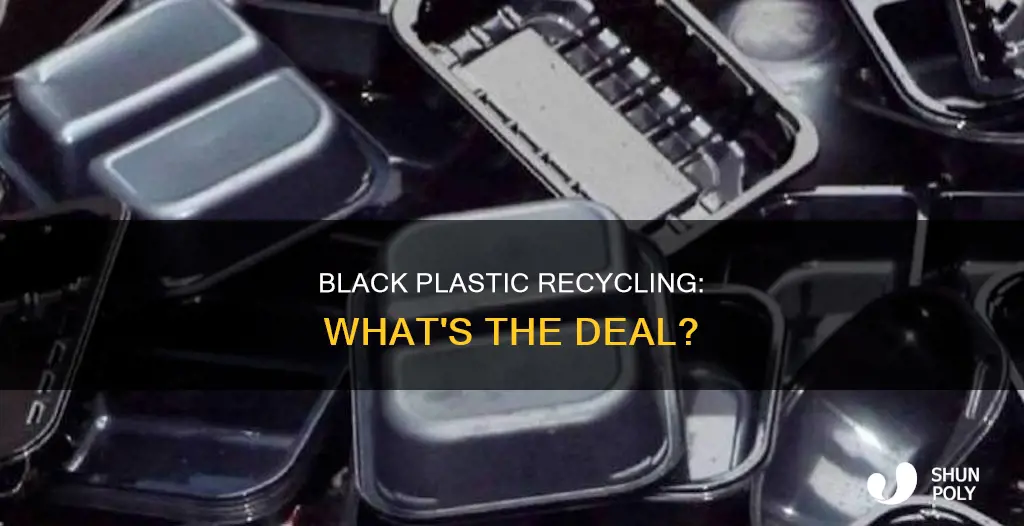 does black plastic get recycled