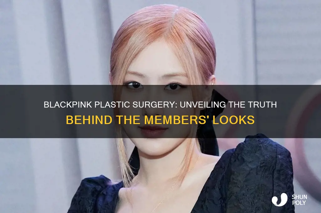 does blackpink members have plastic surgery