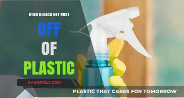 Can Bleach Remove Rust Stains from Plastic Surfaces Effectively?