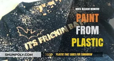 Does Bleach Remove Paint from Plastic? A Complete Guide