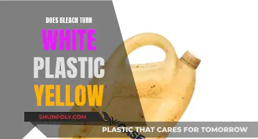 How Bleach Turns White Plastic Yellow: A Cautionary Tale