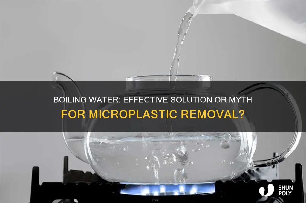 does boiling water get rid of micro plastics