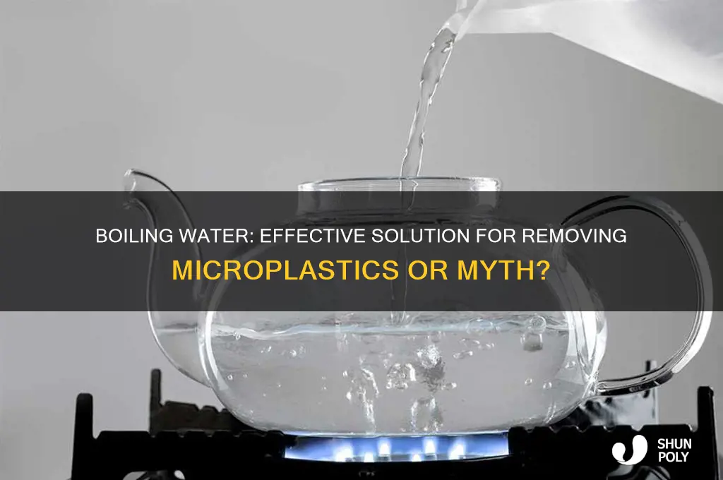 does boiling water remove micro plastics