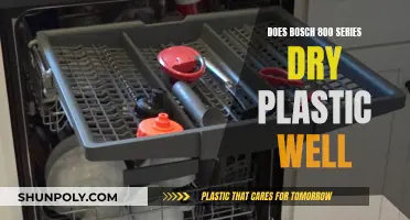 Bosch 800 Series: Plastic Drying Performance Review