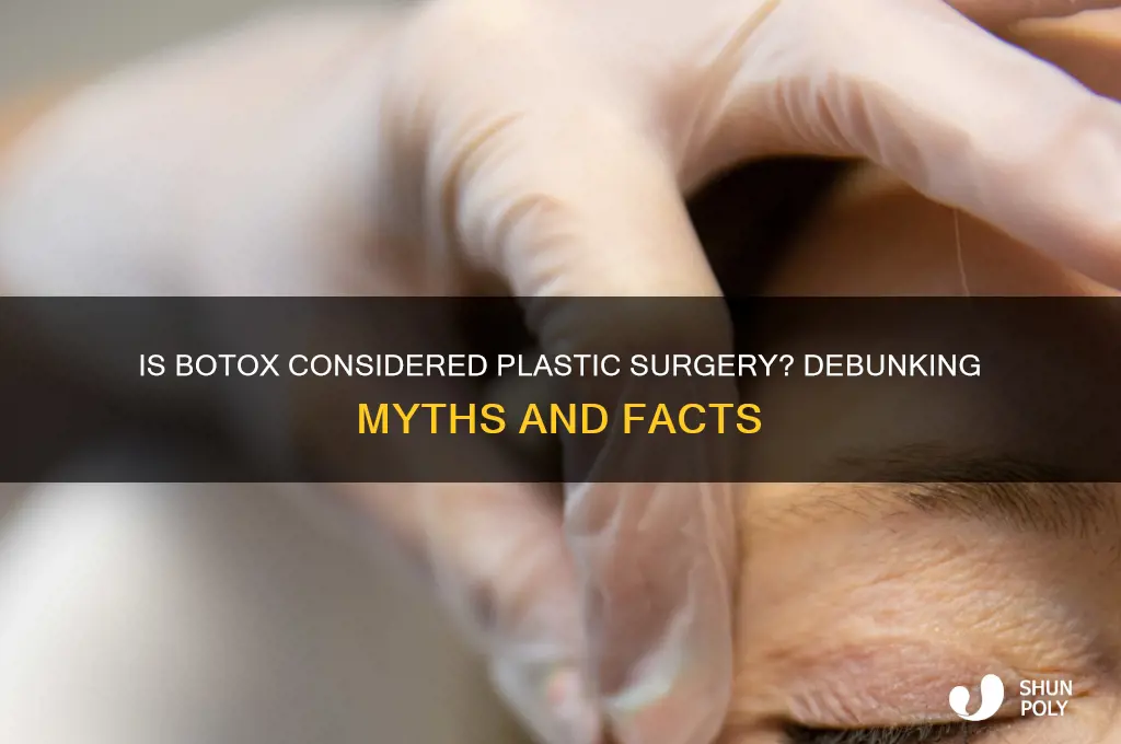 does botox count as plastic surgery