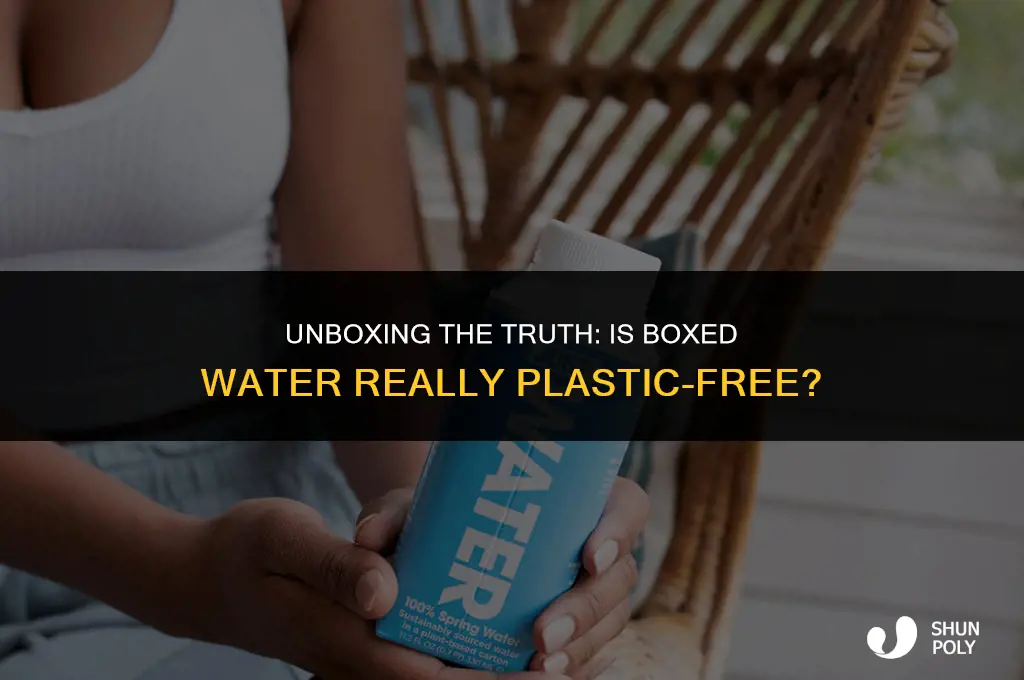 does boxed water have plastic