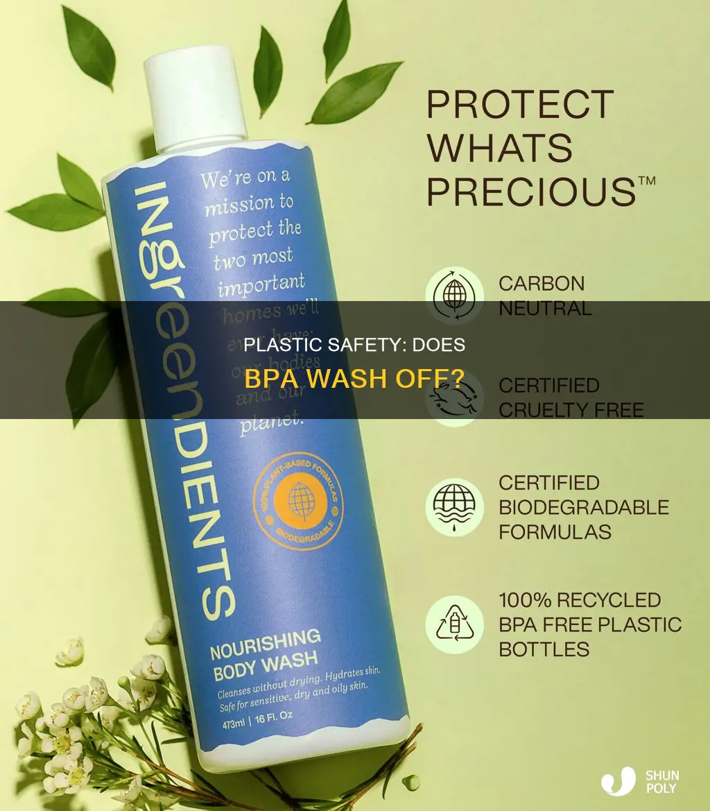 does bpa wash off of plastic