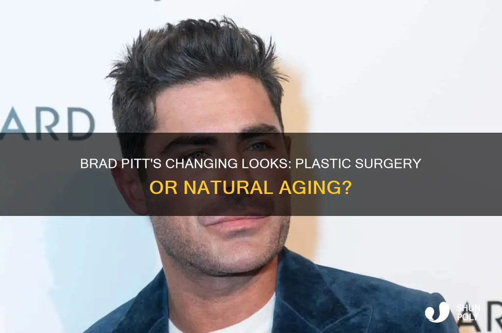does brad pitt have plastic surgery