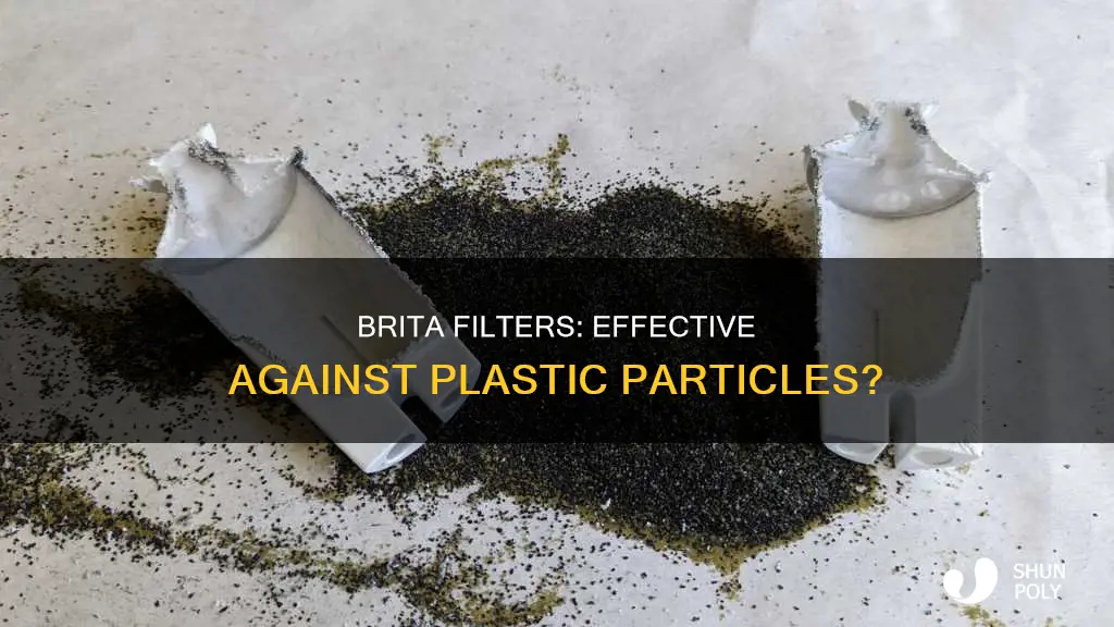 does brita filter out plastic particles