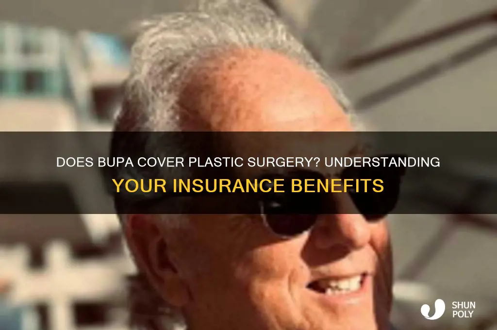 does bupa cover plastic surgery