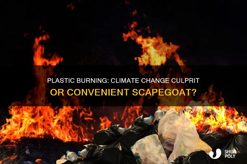 does burning plastic cause climate change