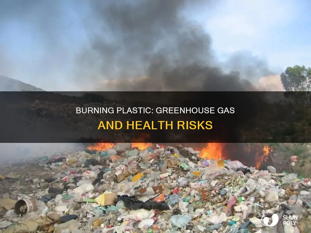 does burning plastic cause greenhouse gas