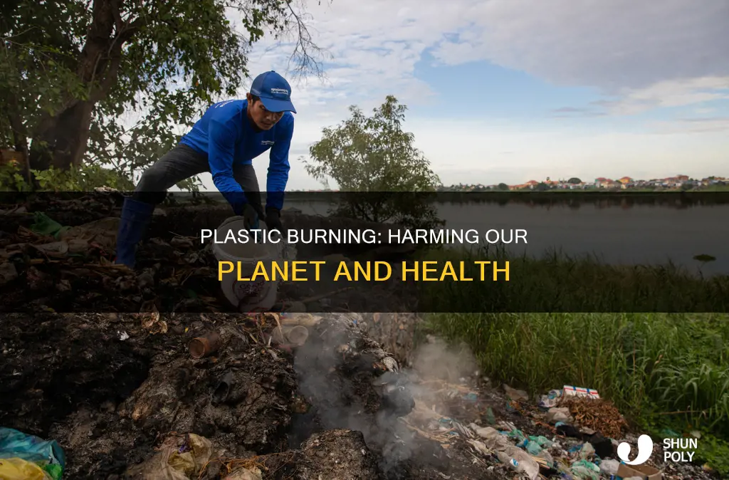 does burning plastic harm the environment