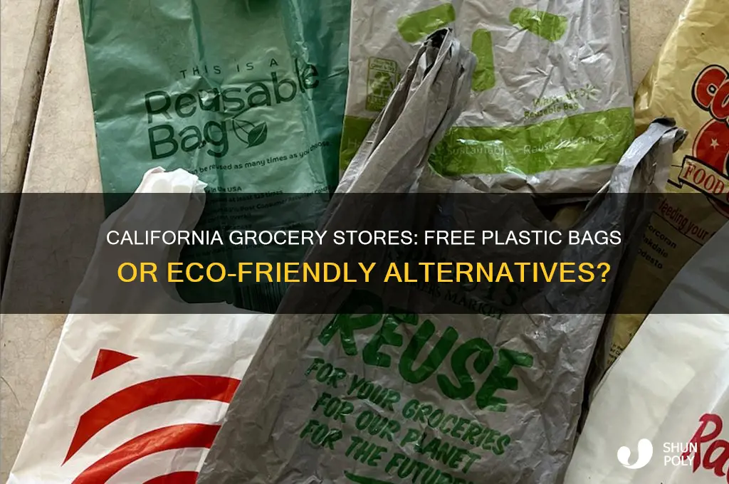 California Grocery Stores: Free Plastic Bags Or Eco-Friendly