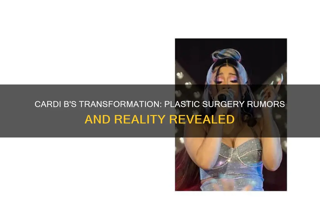 does cardi have plastic surgery