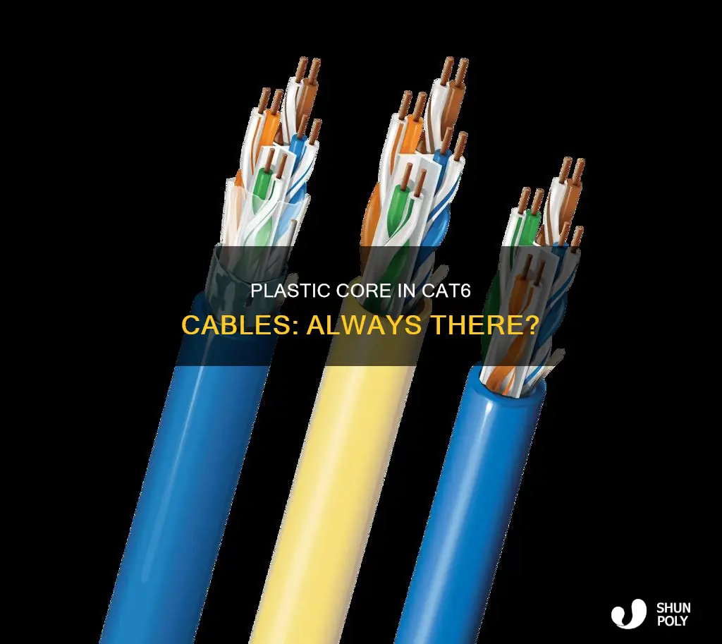 does cat6 cable always have plastic core