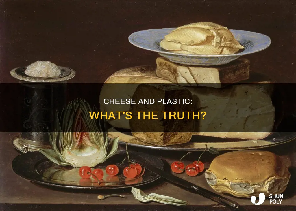 does cheese have plastic in it