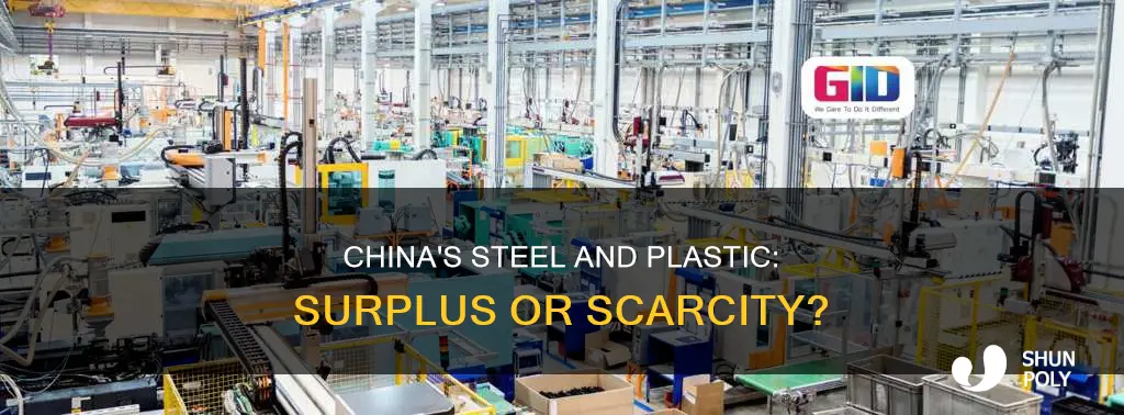 does china have sufficient steel and plastic
