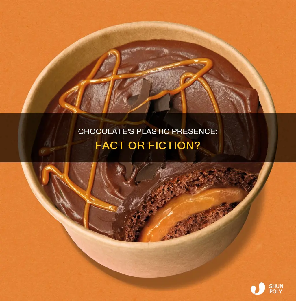 does chocolate have plastic in it