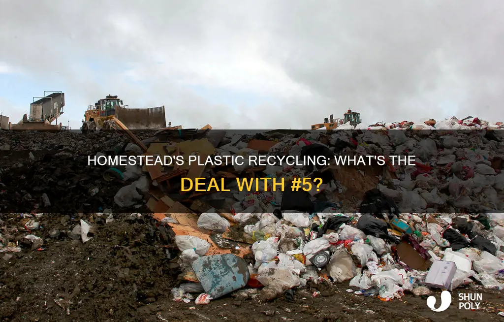 does city of homestead fl recycle 5 plastics