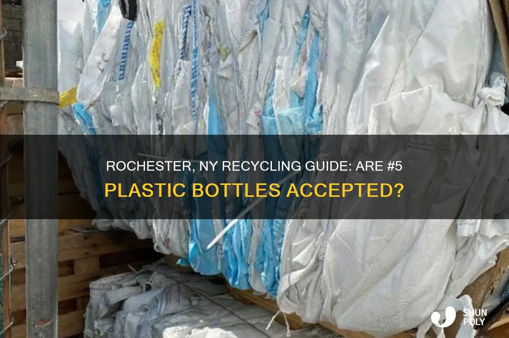 does city of rochester ny accept 5 plastic bottles