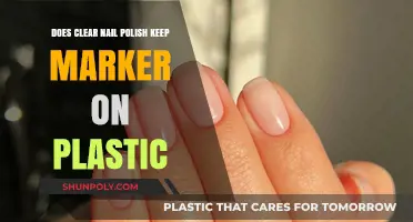 Does Clear Nail Polish Seal Marker Ink on Plastic Surfaces?