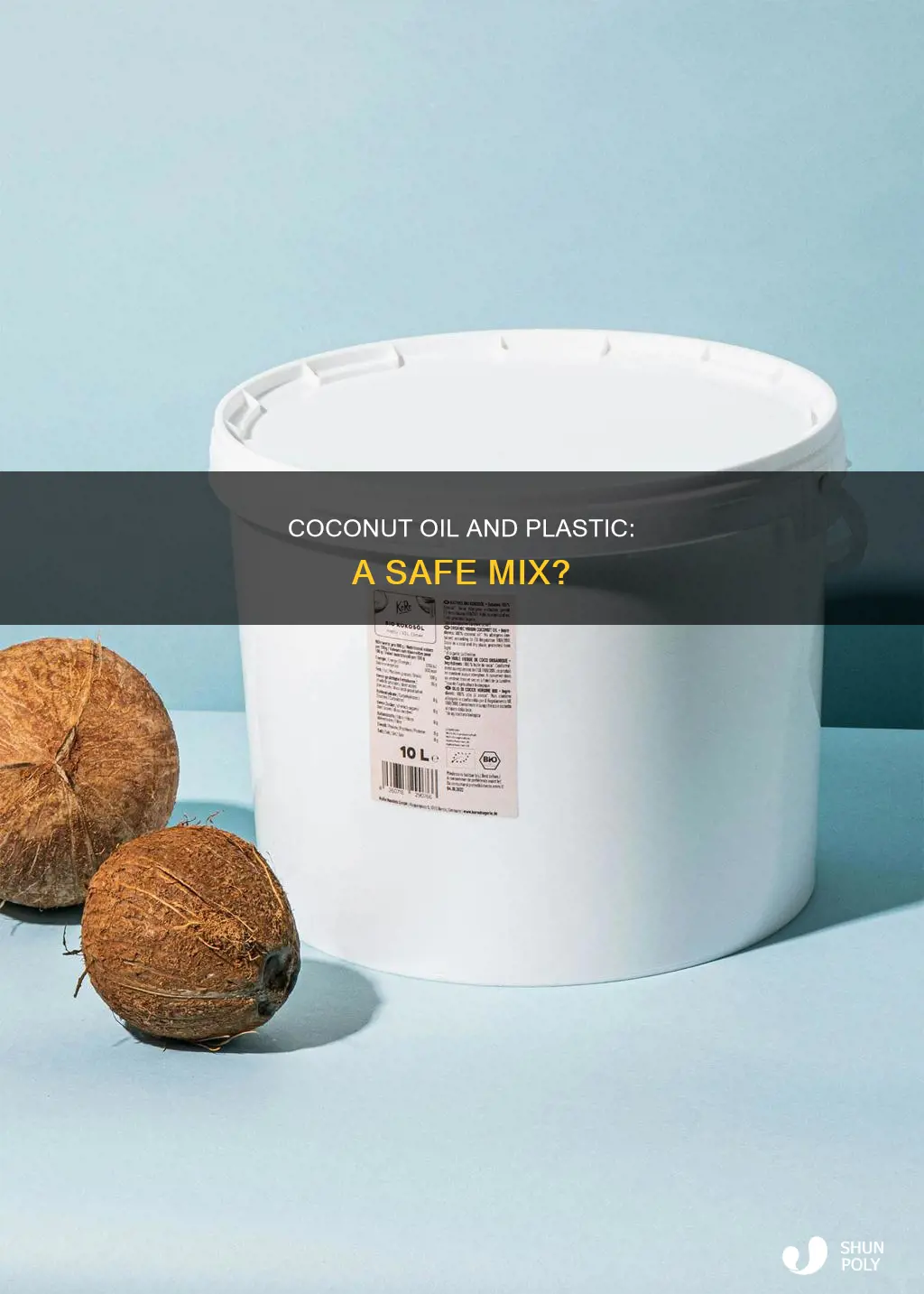does coconut oil leach chemicals from plastic