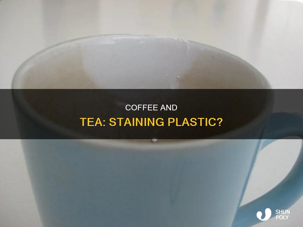 does coffee and tea stain plastic