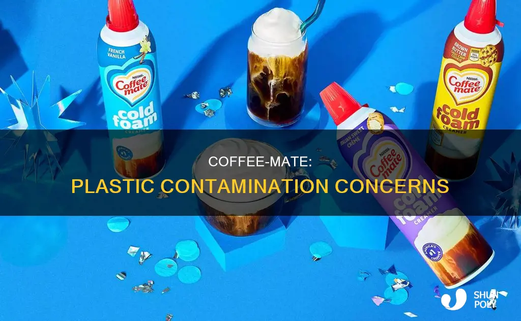 does coffee mate have plastic in it