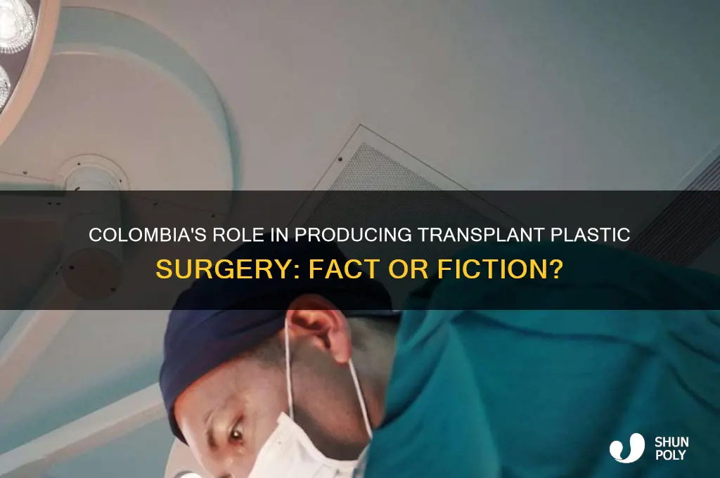 does colombia produce transplant plastic surgery