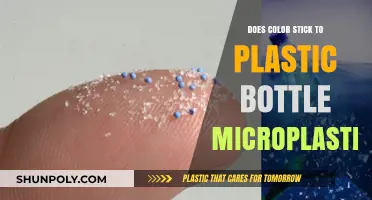 Do Colors on Plastic Bottles Contribute to Microplastic Pollution?
