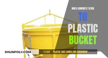 Plastic Buckets: Concrete's Sticky Situation