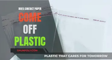 Contact Paper: Easy Peel Off Plastic?