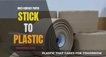 Contact Paper and Plastic: A Sticky Situation?