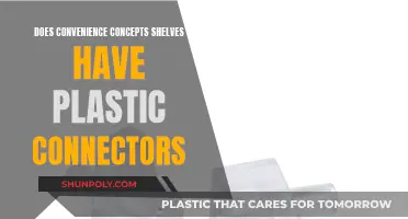 Convenience Concepts Shelves: Plastic Connectors?