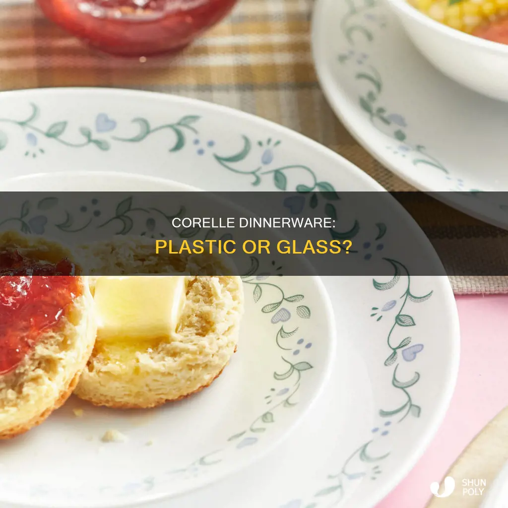does corelle have plastic in it