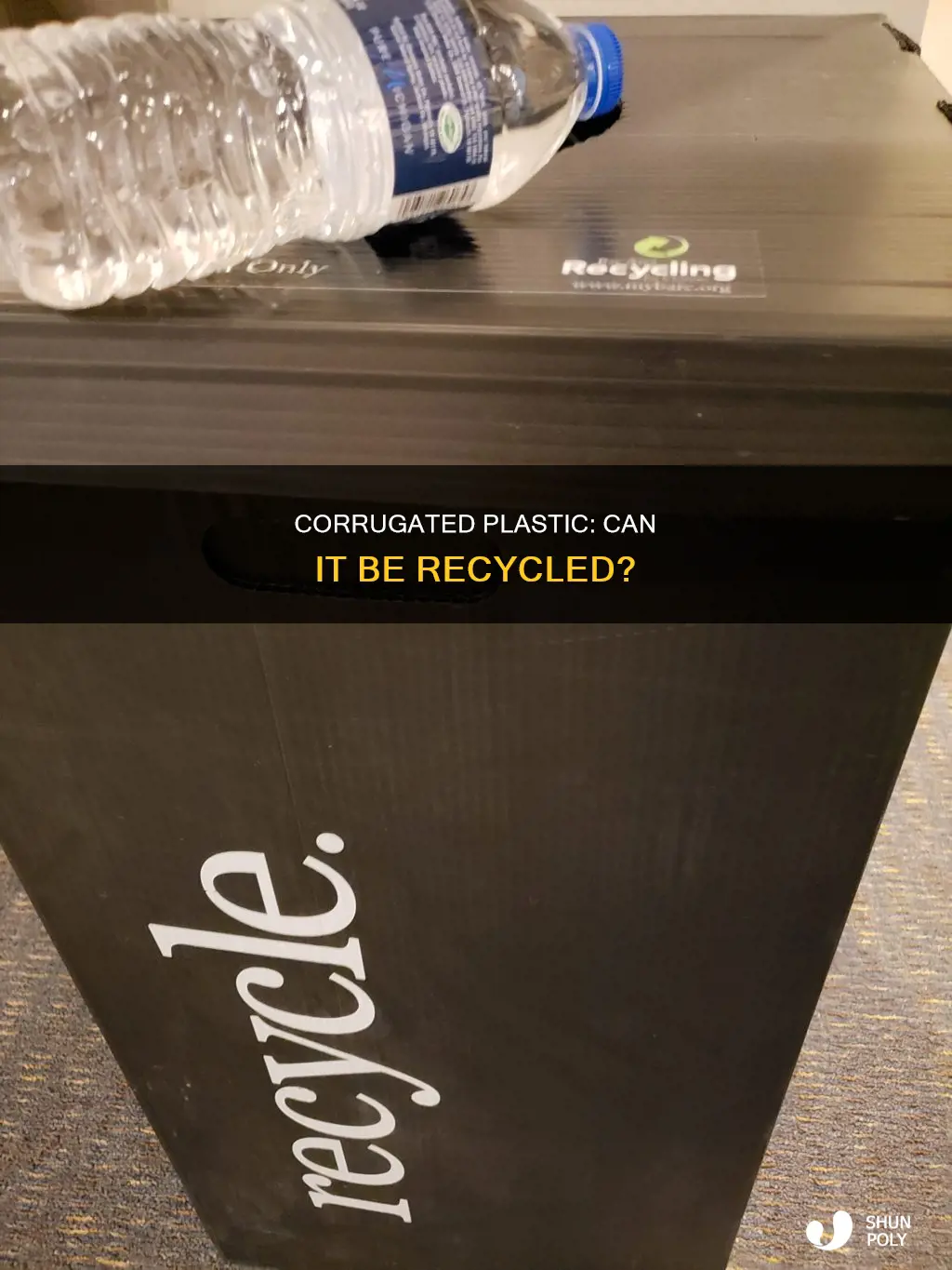 does corrugated plastic recycle