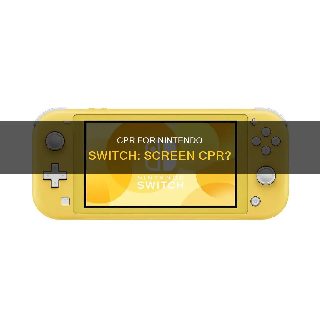does cpr replace nintendo switch plastic screen