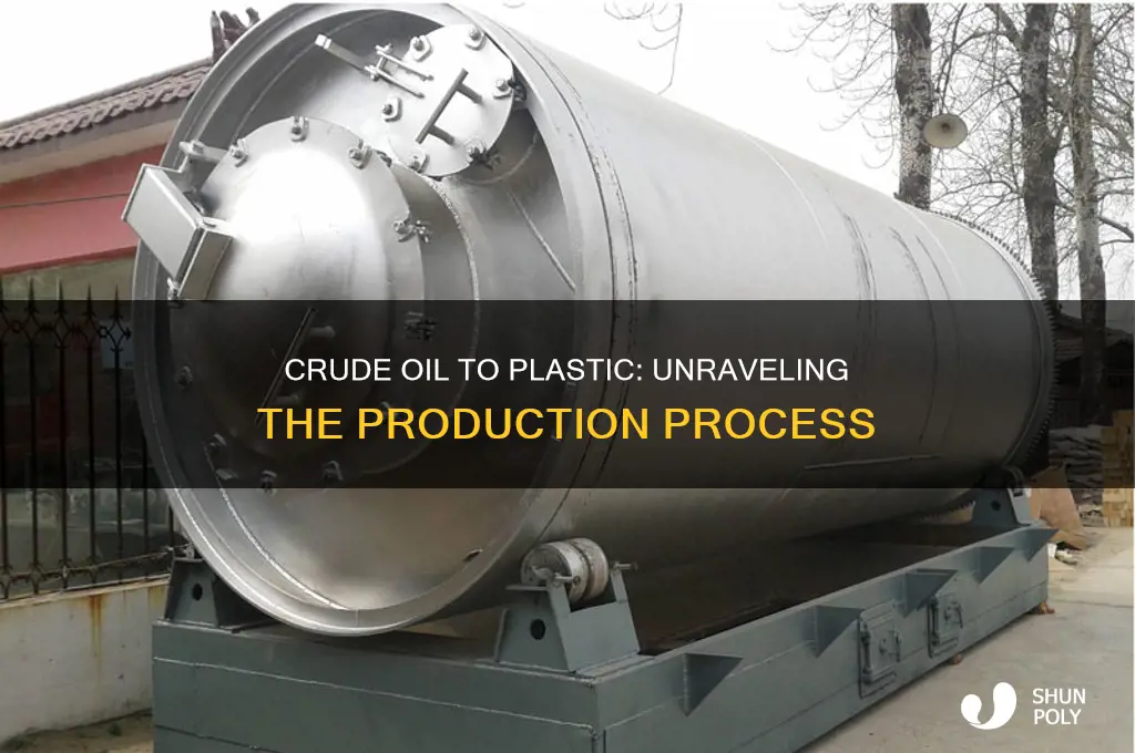 does crude oil make plastic
