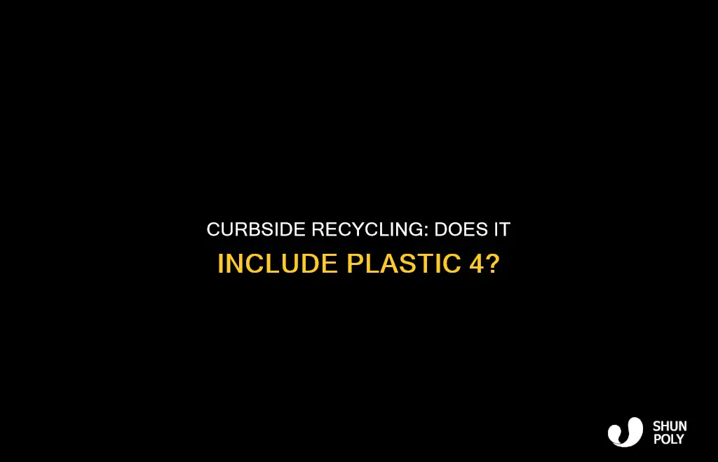 does curbside recycling pick up plastic 4