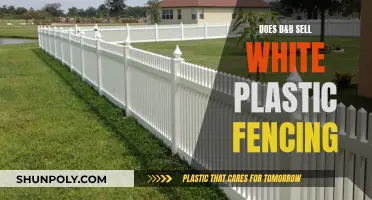 White Plastic Fencing: D&B's Offerings and Benefits