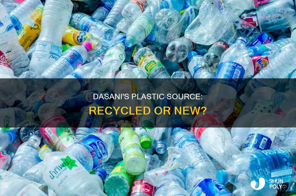 does dasani get its pet plastic from recycled materials