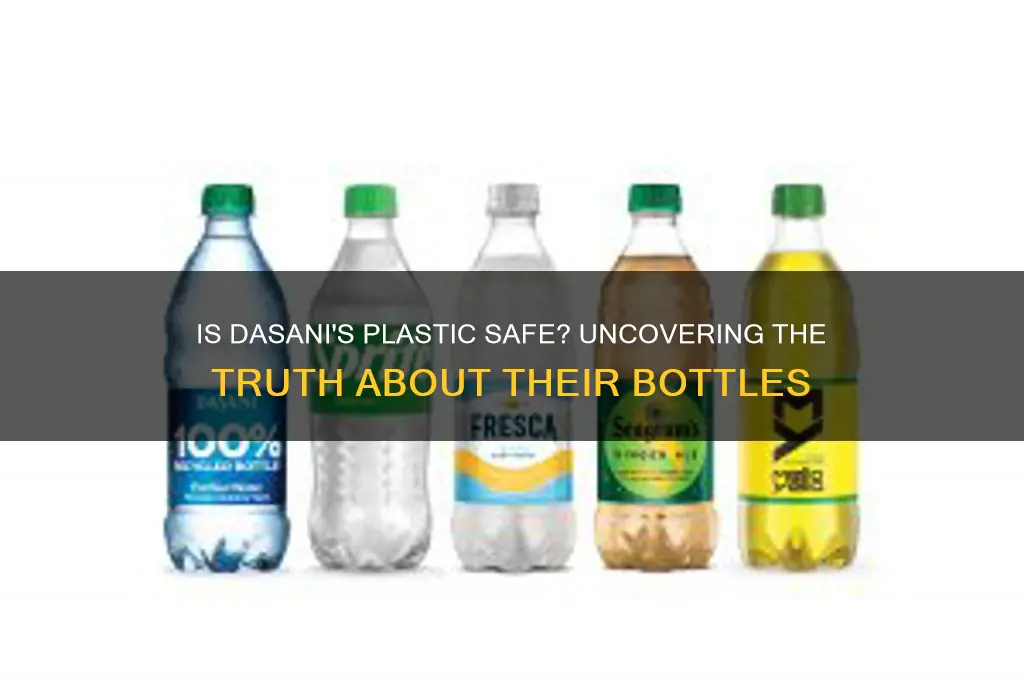 does dasani use healthy plastic bottles