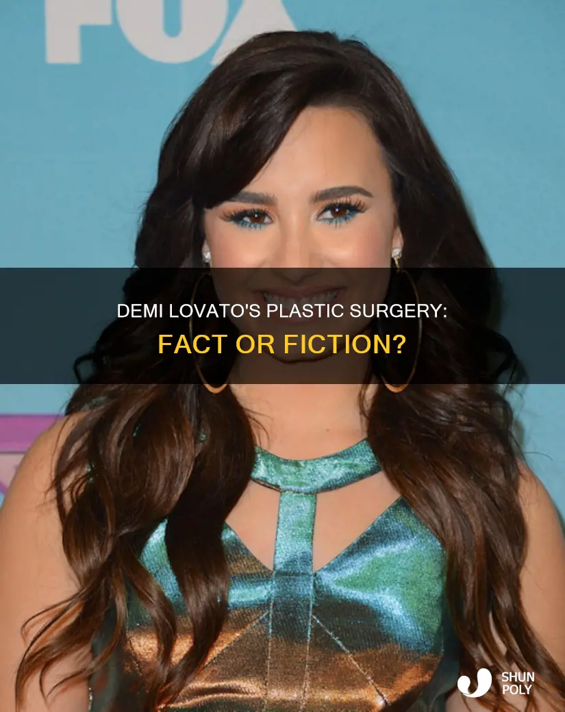does demi levato have plastic segery