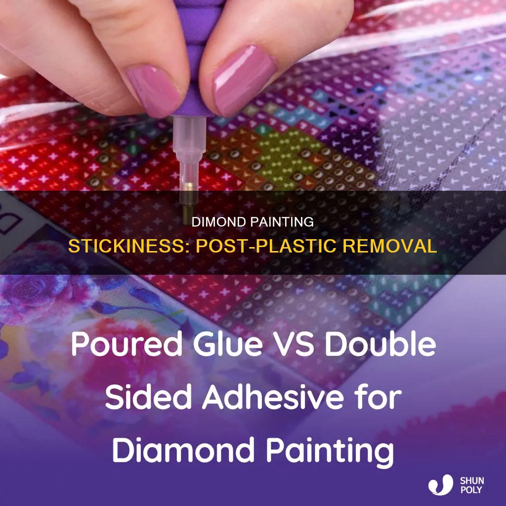 does dimond paintings keep the stick after plastic is removed